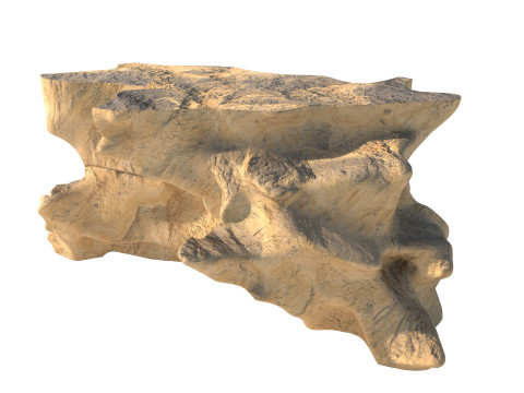 Sand cliff 3D Model