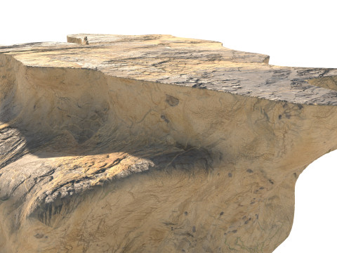 Sand cliff 3D Model