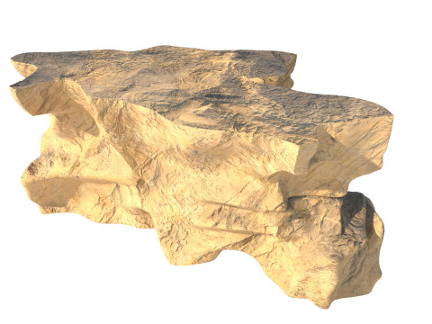 Sand cliff 3D Model