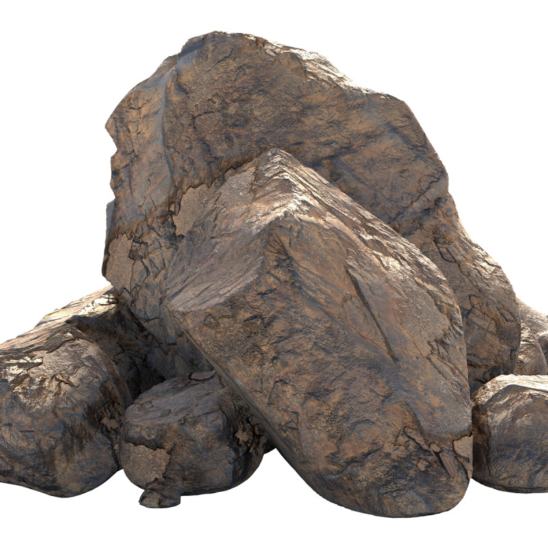 Sand rock pile 3Dモデル .c4d .max .obj .3ds .fbx .stl .blend