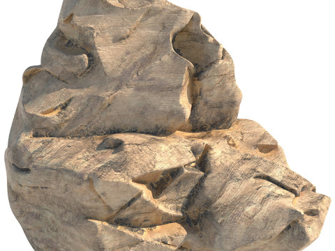 Sandstone rock cliff 3D 模型