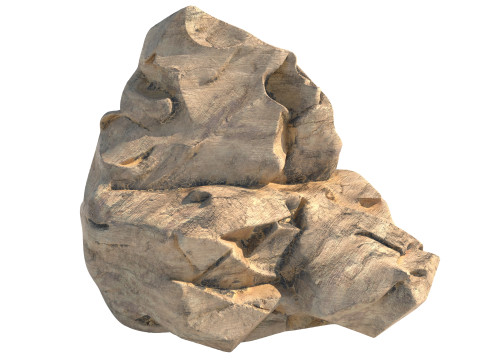 Sandstone rock cliff Modello 3D