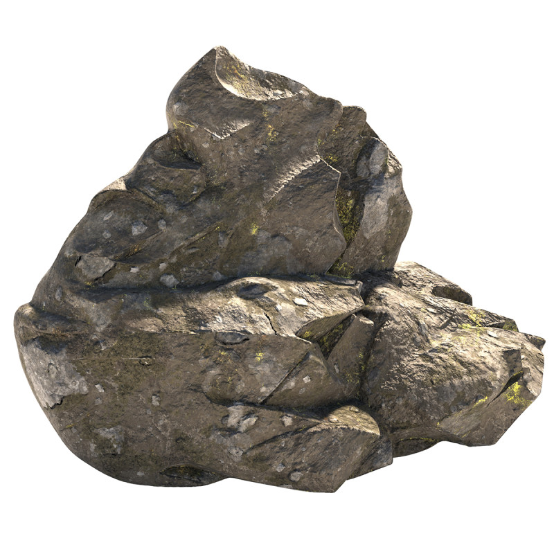 Sharp Cliff rock 3Dモデル .c4d .max .obj .3ds .fbx .stl .blend