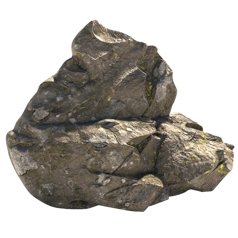 Scherpe klifrots 3D Model .c4d .max .obj .3ds .fbx .stl .blend 