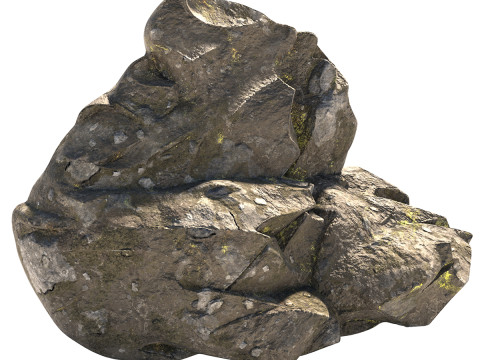 Sharp Cliff rock 3D 模型