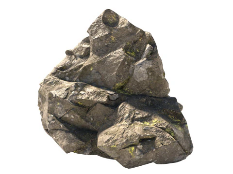 Scherpe klifrots 3D Model