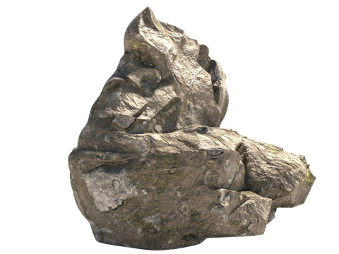 Sharp Cliff rock 3Dモデル
