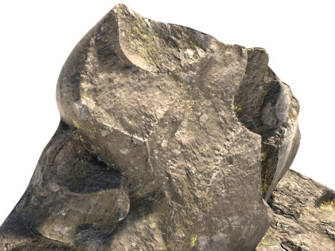 Sharp Cliff rock 3Dモデル
