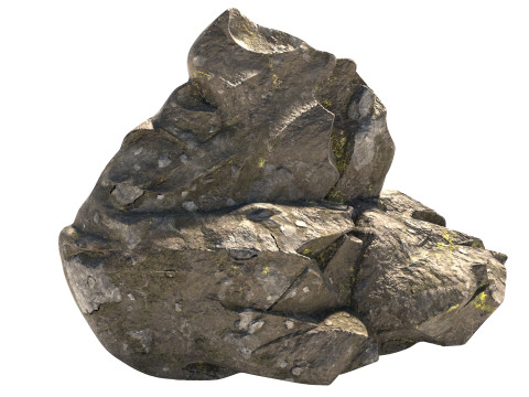 Sharp Cliff rock 3Dモデル
