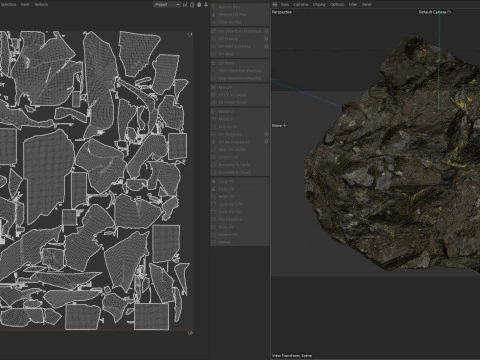 Scherpe klifrots 3D Model