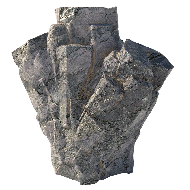 Sharp edge rock 3D Model .c4d .max .obj .3ds .fbx .stl .blend 