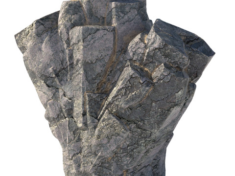 Sharp edge rock 3D 模型