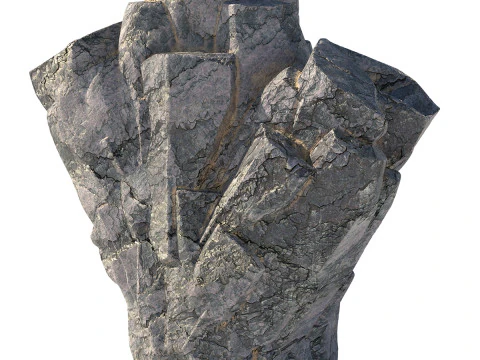 Ostra krawędź skały Model 3D