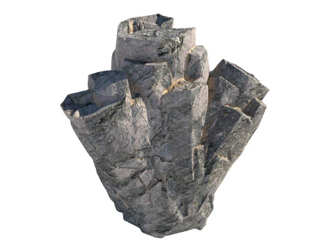 Sharp edge rock 3D Model