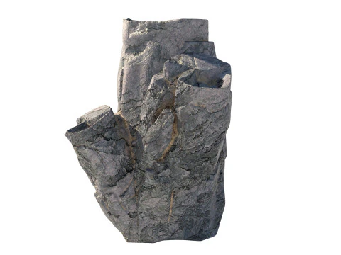 Sharp edge rock 3D Model