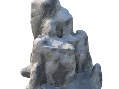 Snow cliff 3D Model