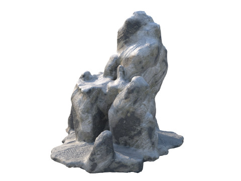 Snow cliff 3D Model