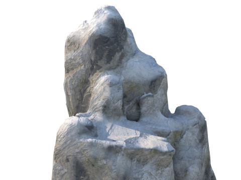 Snow cliff 3D Model