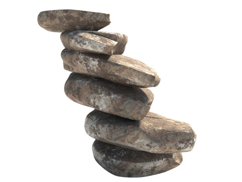 Stacked rock 3D 模型
