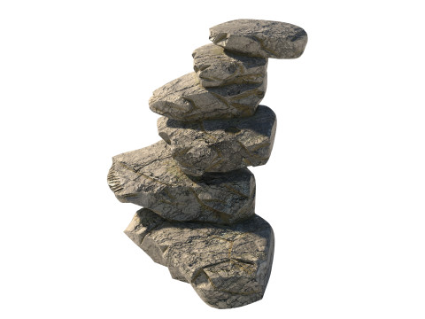 Stacked rock 2 3D 模型
