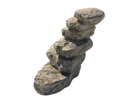 Stacked rock 2 3D 模型
