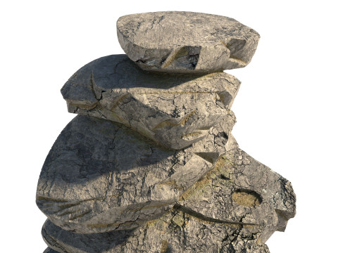 Stacked rock 2 3D 模型