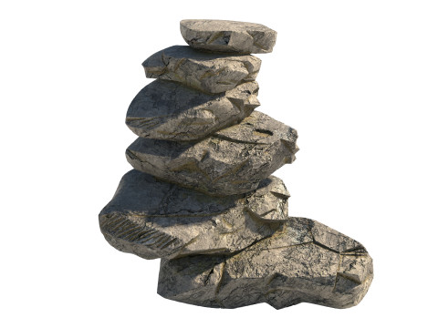 Stacked rock 2 3D 模型