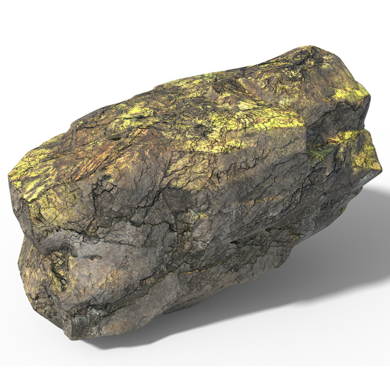 Sulfur Rock 3D मॉडल .c4d .max .obj .3ds .fbx .stl .blend 
