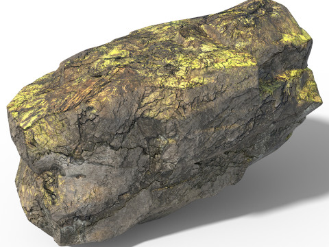 Sulfur Rock 3D मॉडल