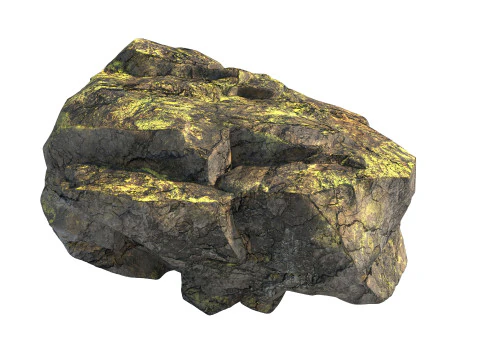 Sulfur Rock 3D Model