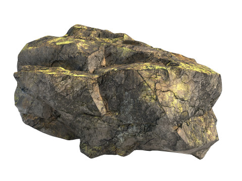 Sulfur Rock 3D मॉडल