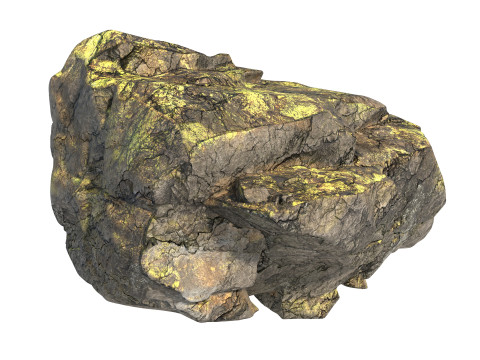 Sulfur Rock 3D मॉडल
