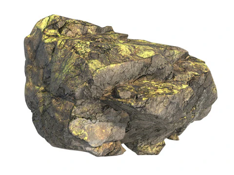 Sulfur Rock 3D Model