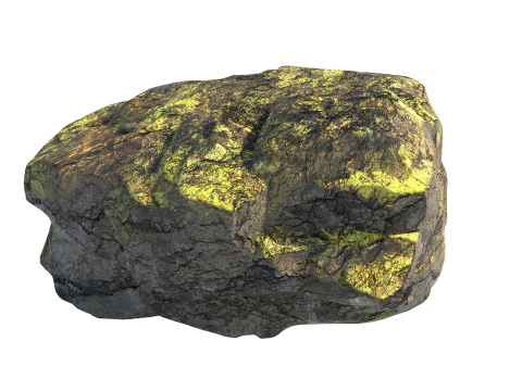 Sulfur Rock 3D Model