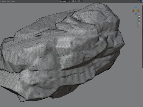 Sulfur Rock 3D मॉडल