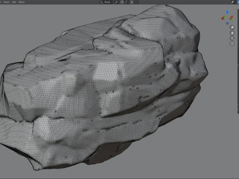 Sulfur Rock 3D Model
