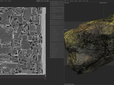 Sulfur Rock 3D Model