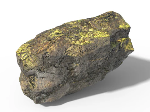 Sulfur Rock 3D Model