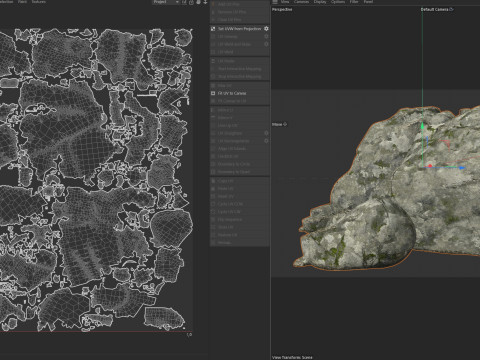 White rock pile 3D Модель