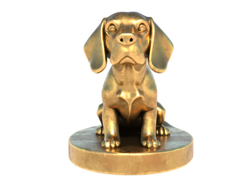 Scogliera di sabbia gialla Modello 3D