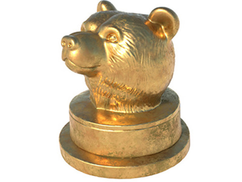 Bear head statue 3D Model