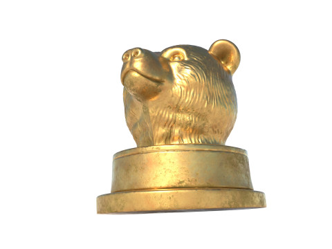 Bear head statue 3D Модель
