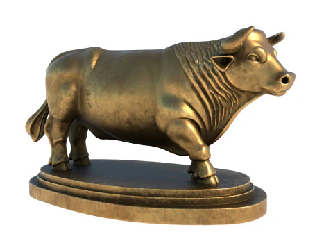 Boğa heykeli 3D Model