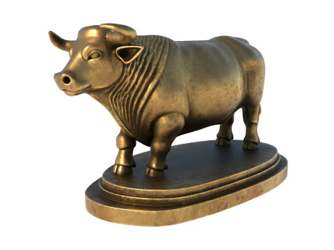 Boğa heykeli 3D Model