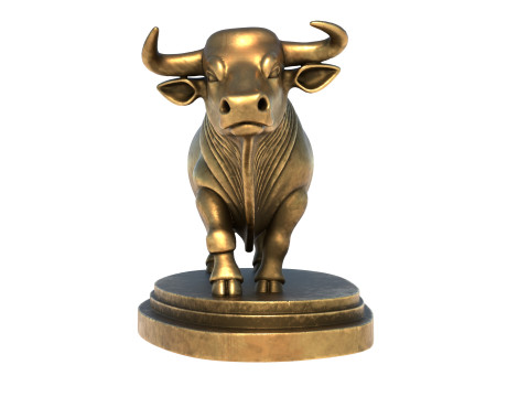 Bull statue 3D 模型