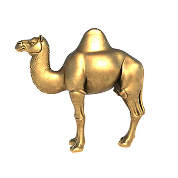 Camel statue 3D Model .c4d .max .obj .3ds .fbx .stl .blend 