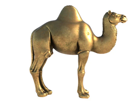 Camel statue 3D Model