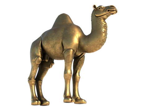 Camel statue 3D Modell