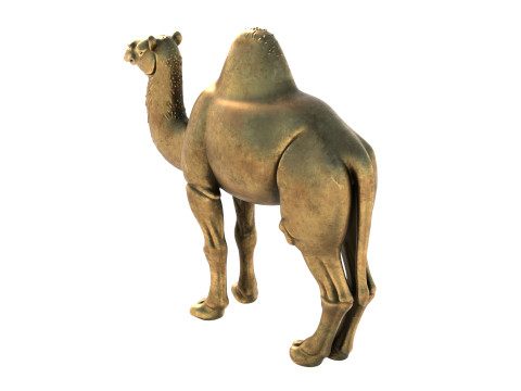 Camel statue 3D Modell