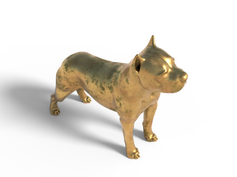 Dog statue statue 3D 模型